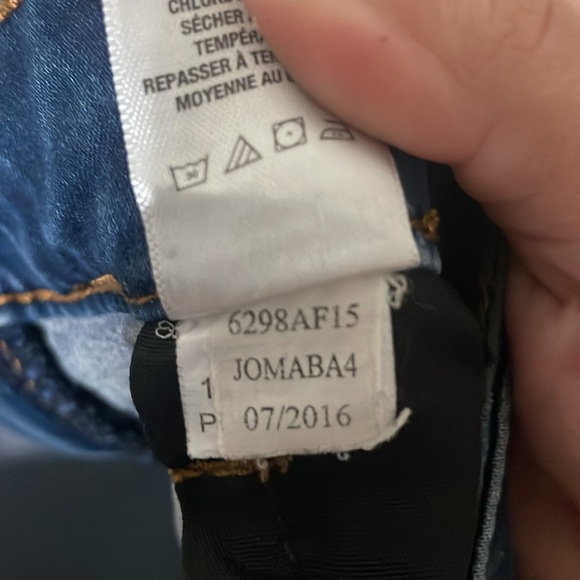 Aeropostale High Waisted Denim Jegging Size 2 - Picture 6 of 10